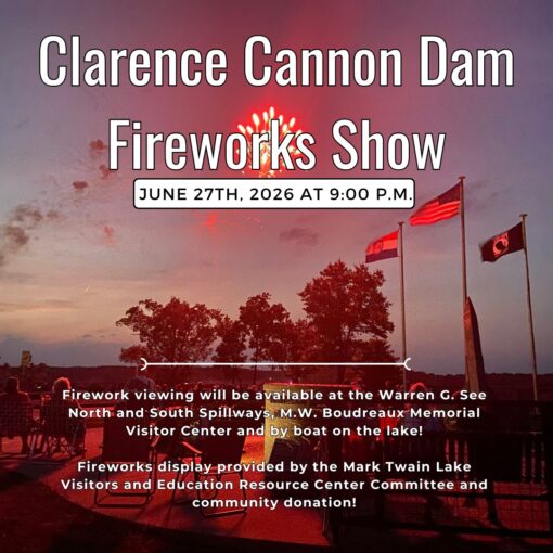 Fireworks at the Dam! | ExploreMarkTwainLake.com